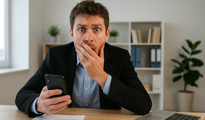 Nie uwierzysz, co zrobił ten windykator. I to w godzinach pracy!